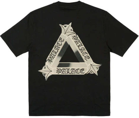 PALACE SS24 黑色三角标志圆领短袖T恤 男女同款 P26TS180 Order PALACE SS24 黑色三角标志圆领短袖T恤 男女同款 P26TS180