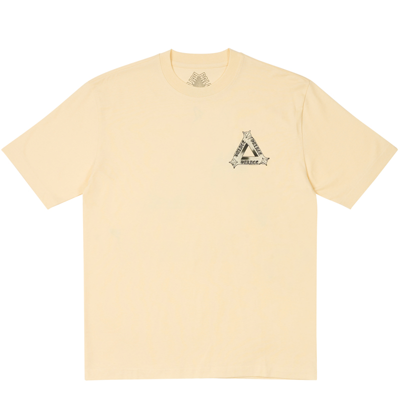 PALACE SS24 TRI-OG Triangle Logo Print T-Shirt Soft White Unisex Short Sleeve Tee P26TS178 圖 3