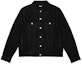 Buy PALACE SS24 Type P Black Stone Wash Denim Jacket Unisex Long Sleeve Shirt. P26JK023