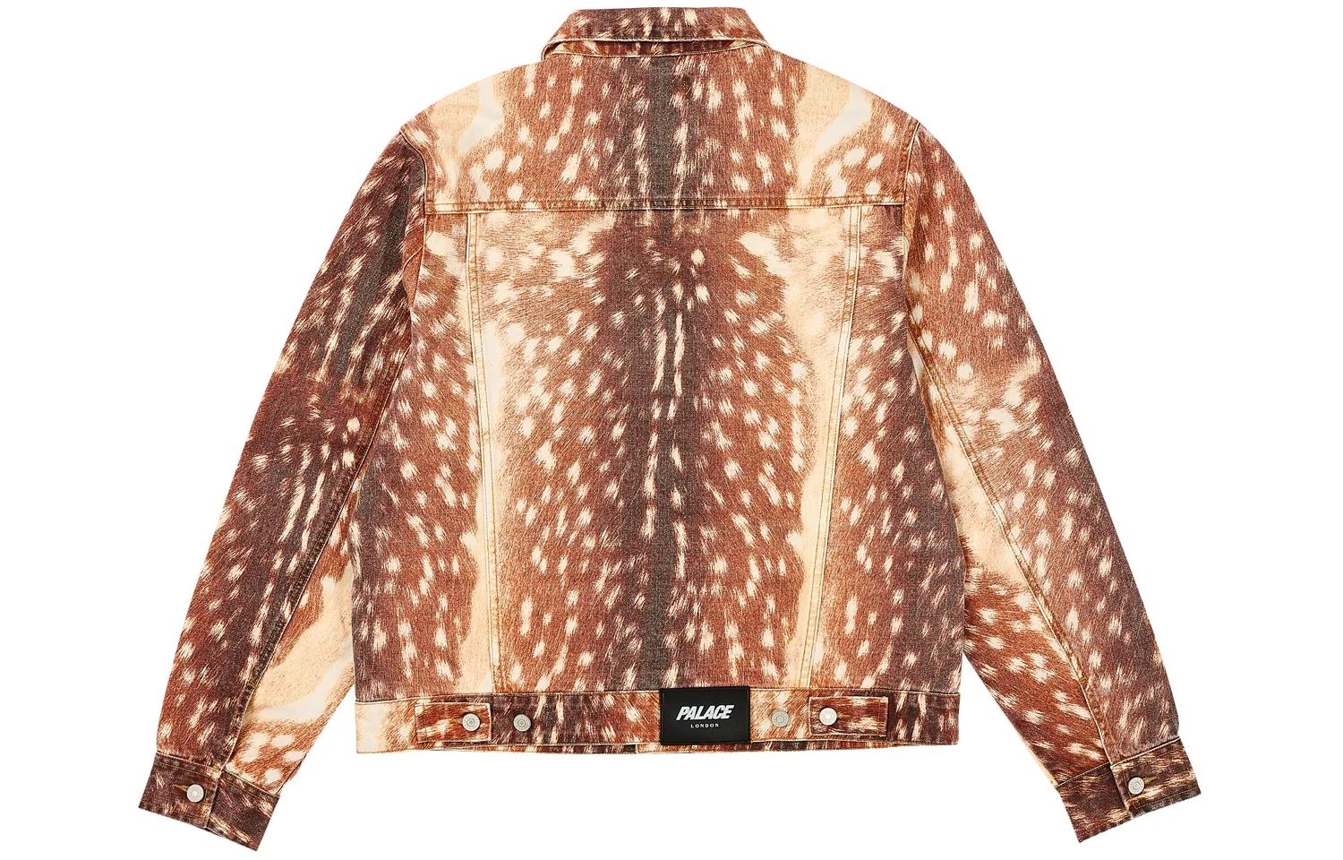 Lookbook PALACE SS24 Type P Deer Print Denim Jacket Unisex Multicolor Long Sleeve P26JK005