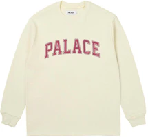 Palace SS24 Waffle Longsleeve Crewneck Soft White Unisex P26ES024 Palace SS24 Waffle Longsleeve Crewneck Soft White Unisex P26ES024