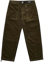 PALACE SS24 Washed Corduroy Belter Relaxed Fit Trousers Deep Green Unisex. P26T018 PALACE SS24 Washed Corduroy Belter Relaxed Fit Trousers Deep Green Unisex. P26T018