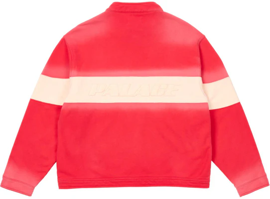 PALACE SS24 红色摩托夹克 - 中性刺绣logo拉链外套. P26CS112 Lookbook PALACE SS24 红色摩托夹克 - 中性刺绣logo拉链外套. P26CS112