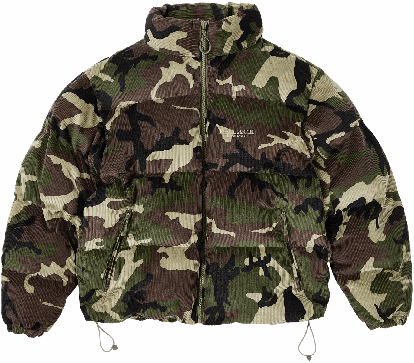 palace-ss-25-corduroy-camo-logo-puffa-jacket-green-unisex-p28-jk-043