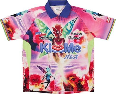 PALACE SS25粉色精灵纽扣Logo印花休闲男女同款Polo衫. P28ES025 Buy PALACE SS25粉色精灵纽扣Logo印花休闲男女同款Polo衫. P28ES025