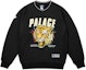 Order PALACE SS25虎虎LOGO寬鬆黑色衛衣 男女適用 P28CS033