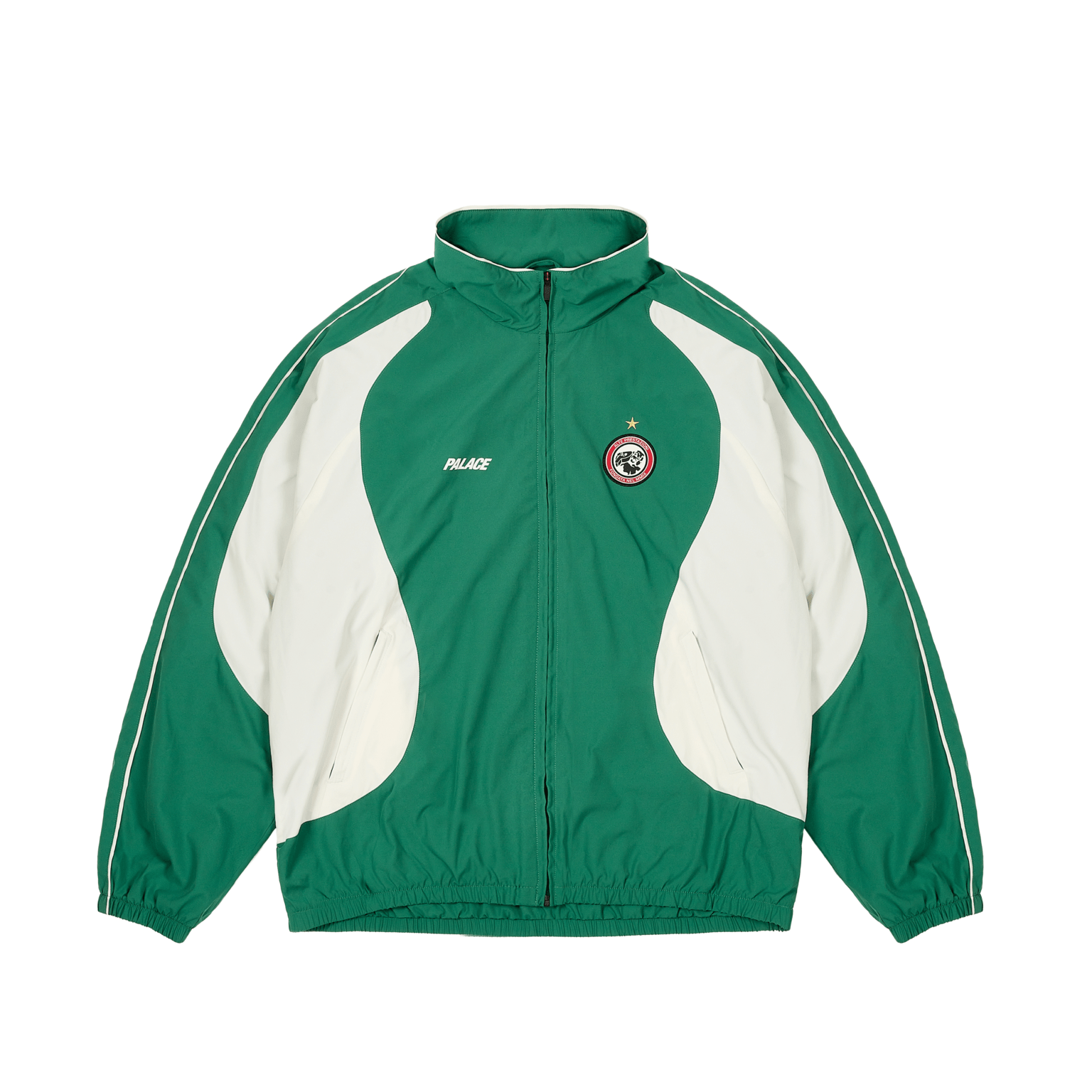 PALACE SS25 Drop7 Pro Team Palco Shell Jacket Green Unisex Long Sleeve Outerwear P28JK032