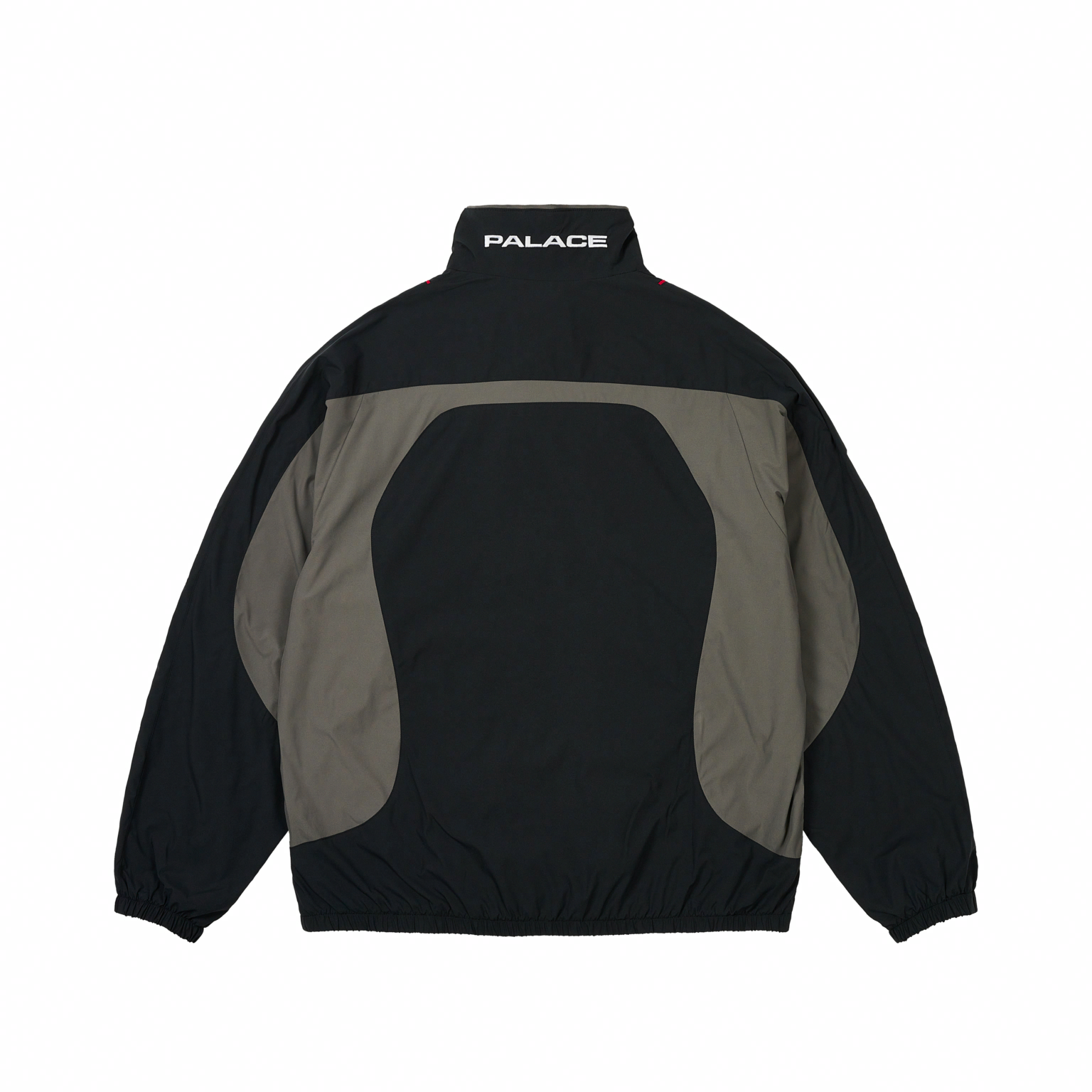 Lookbook PALACE SS25 Drop7 Jaket Pro Team Palco Shell Unisex dengan Logo Lingkaran Depan. P28JK003