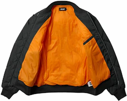Shop PALACE SS25 第5波精靈印花黑色飛行夾克 男女款 背面精靈設計. P28JK025