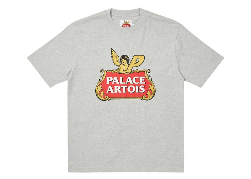 Buy Palace斯特拉·阿图阿Cartouche灰色T恤