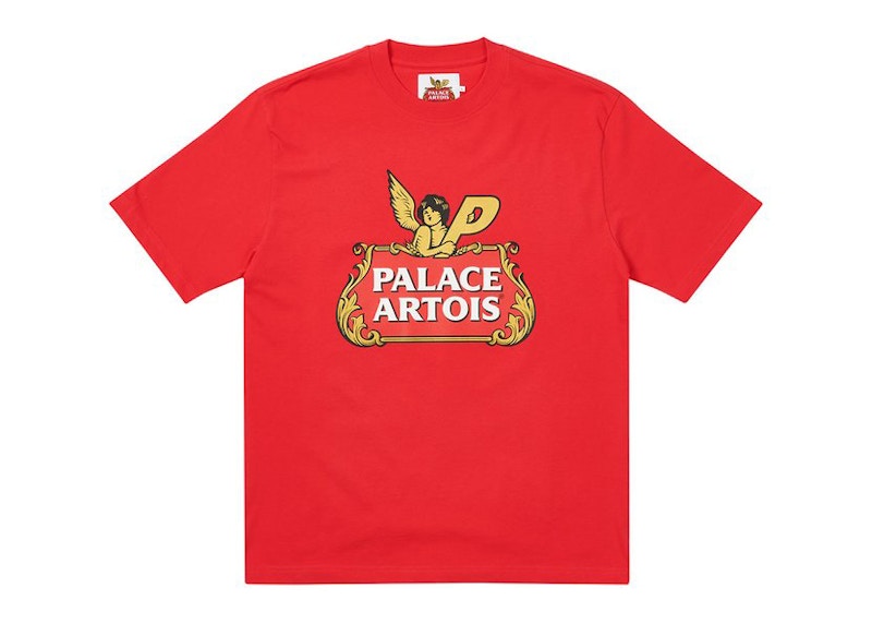Buy Palace Stella Artois Cartouche Baju-T Merah