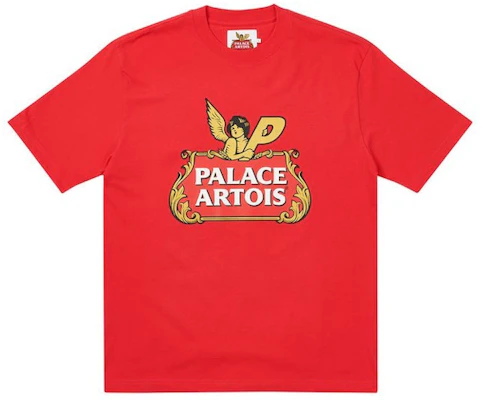 Palace Stella Artois Cartouche Baju-T Merah Buy Palace Stella Artois Cartouche Baju-T Merah