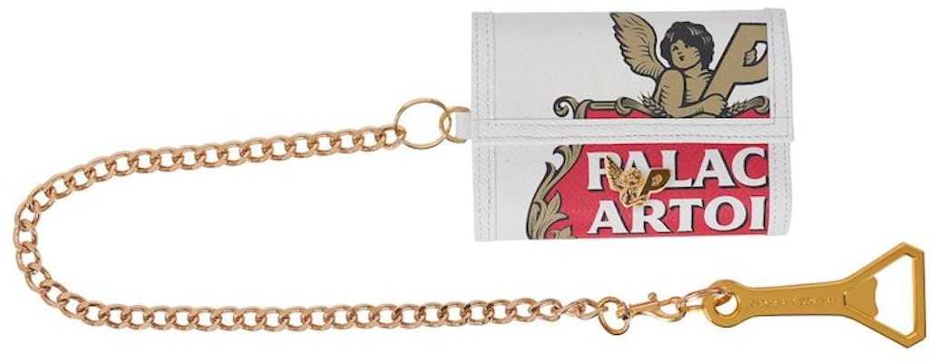 Palace Stella Artois Chain Wallet Cream Buy Palace Stella Artois Chain Wallet Cream