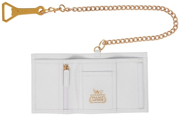 Palace Stella Artois Chain Wallet Cream Lookbook Palace Stella Artois Chain Wallet Cream