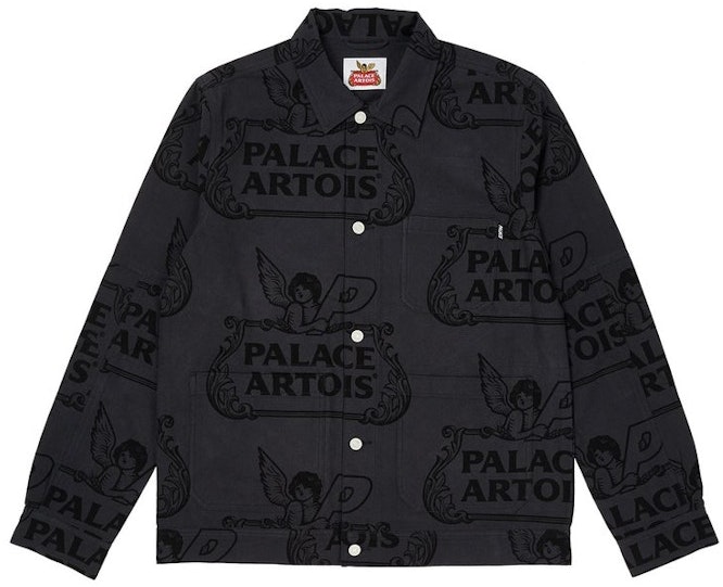 palace-stella-artois-chore-jacket-navy