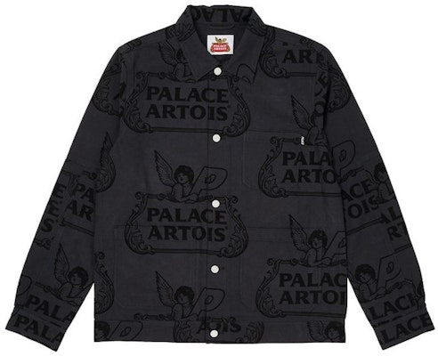 Palace Stella Artois Chore Jacket Navy Buy Palace Stella Artois Chore Jacket Navy