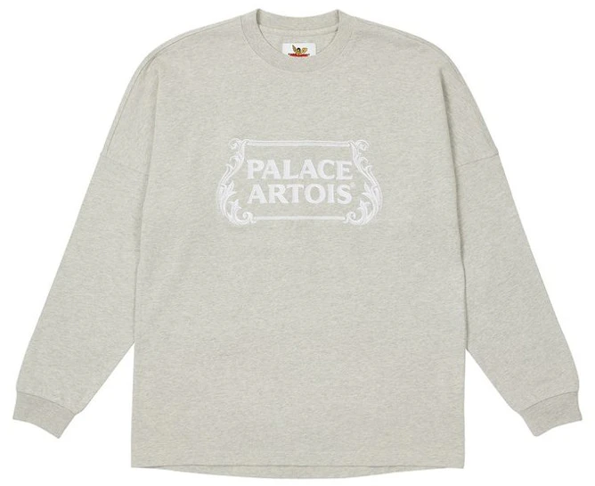 palace-stella-artois-drop-shoulder-longsleeve-grey-marl
