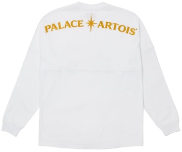 Palace Stella Artois Camiseta Manga Larga Blanca Casual Unisex Order Palace Stella Artois Camiseta Manga Larga Blanca Casual Unisex