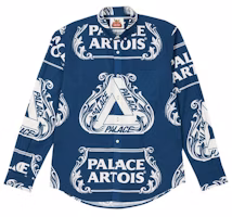 Palace Stella Artois Oxford Shirt Navy/White Palace Stella Artois Oxford Shirt Navy/White