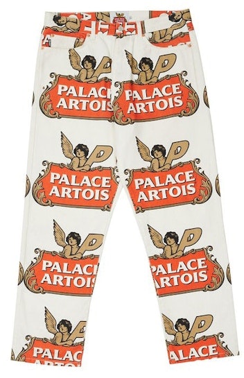 palace-stella-artois-pant-white-red-gold