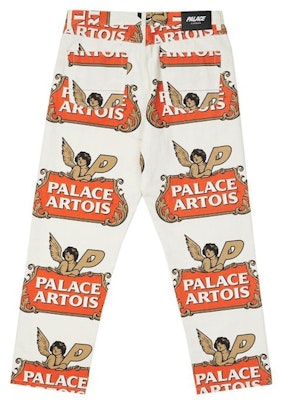 Palace Stella Artois Pant White/Red/Gold Order Palace Stella Artois Pant White/Red/Gold
