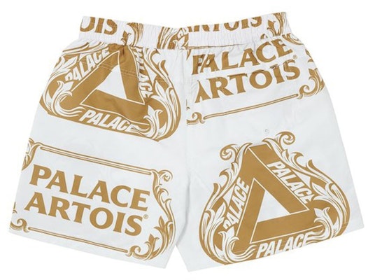Palace Stella Artois Swim Short White/Gold Order Palace Stella Artois Swim Short White/Gold