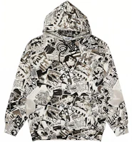 PALACE Sticker Pack Hoodie Black Unisex Pullover Sweatshirt. P20CS042 PALACE Sticker Pack Hoodie Black Unisex Pullover Sweatshirt. P20CS042