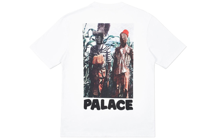 PALACE Stoggie White T-Shirt Front & Back Print Unisex P18fw053 圖 3