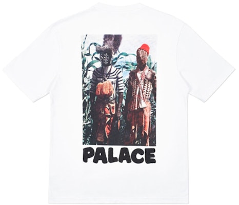 PALACE Stoggie White T-Shirt Front & Back Print Unisex P18fw053 Lookbook PALACE Stoggie White T-Shirt Front & Back Print Unisex P18fw053