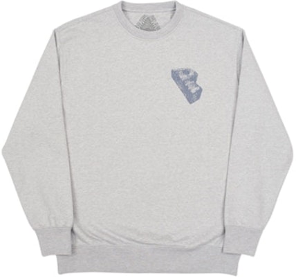 Palace Stones Crew Grey Marl/Blue/Green Buy Palace Stones Crew Grey Marl/Blue/Green