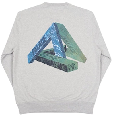 Palace Stones Crew Grey Marl/Blue/Green Order Palace Stones Crew Grey Marl/Blue/Green