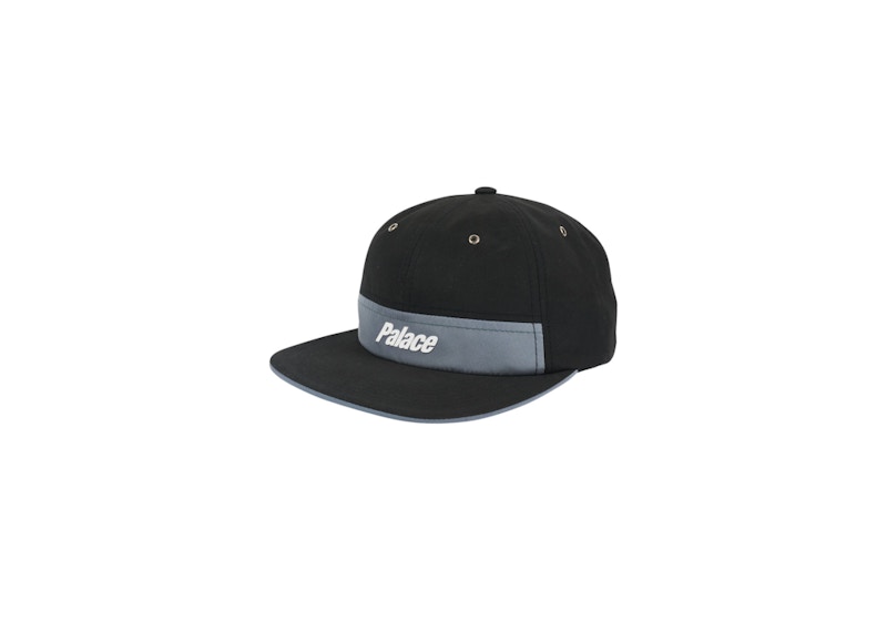Buy Topi 6-Panel Palace Strip Hitam/Kelabu
