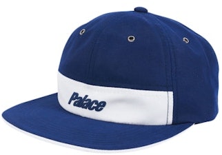 palace-strip-6-panel-hat-navy-white