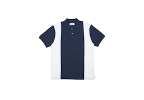 Palace Stripe Panel Polo White/Navy Palace Stripe Panel Polo White/Navy