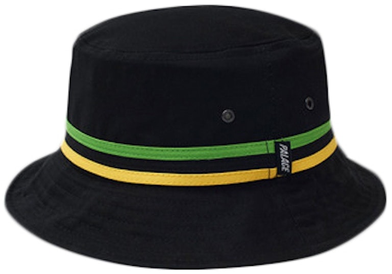 palace-striped-bucket-hat-black
