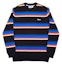 Buy Palace Striper 320 Crew Black/Blue/Yellow