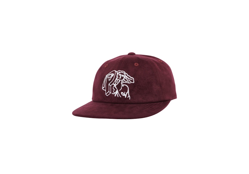 Palace Suede Pj Hat Burgundy/White