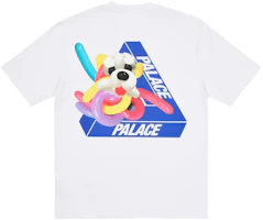 PALACE Summer 2023 Don’t Get It Twisted Balloon Logo White Tee Unisex. P24TS228 PALACE Summer 2023 Don’t Get It Twisted Balloon Logo White Tee Unisex. P24TS228