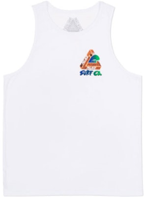 PALACE サーフ ウェーブ レオパード トライアングル ロゴ タンクトップ 白 ユニセックス P12VT004 Lookbook PALACE サーフ ウェーブ レオパード トライアングル ロゴ タンクトップ 白 ユニセックス P12VT004