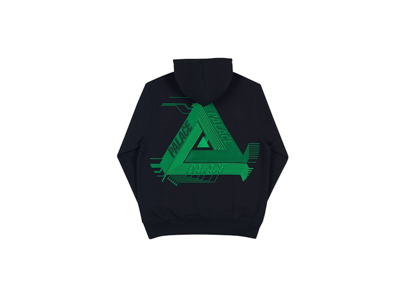 Order Palace Surkit Hood Hitam/Hijau