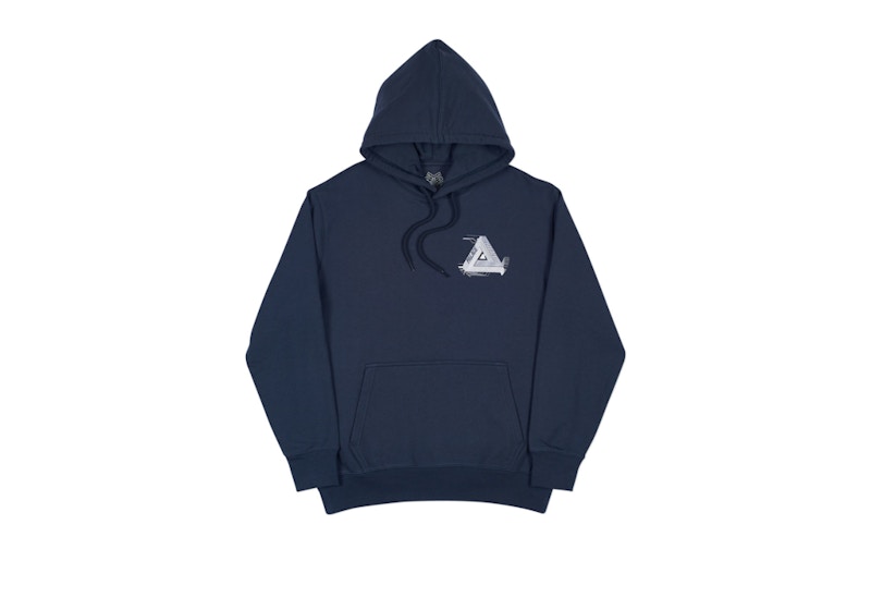 Palace Surkit Hood Navy/Grey