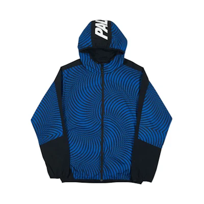 Palace Swirl Hood Jacket Blue/Black