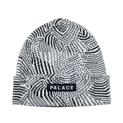 Palace Swirly Wurly Beanie Black/White