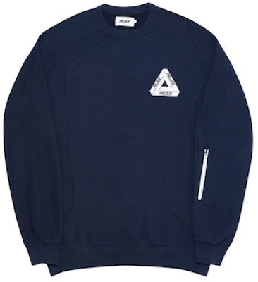 Palace Techie Ferg Crew Navy Buy Palace Techie Ferg Crew Navy