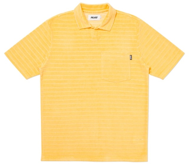 palace-terry-polo-yellow
