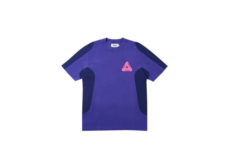 Palace Tex T-Shirt Purple/Navy