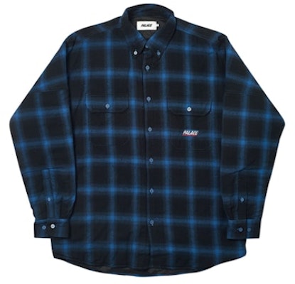 Palace Therma Yak Thinsulate Overshirt Blue Plaid Buy Palace Therma Yak Thinsulate Overshirt Blue Plaid