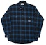 Buy Palace Therma Yak Thinsulate Overshirt Blue Plaid