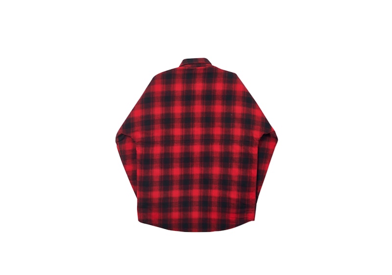 Order Palace Therma Yak Thinsulate Kemeja Tebal Merah Kotak-Kotak