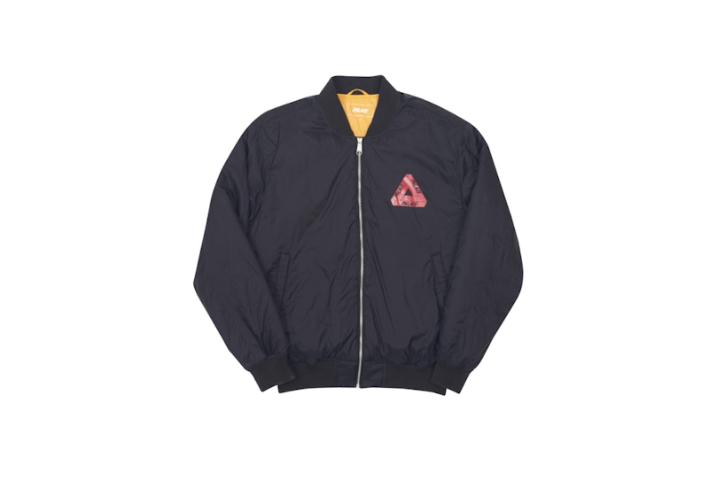 Palace Thinsulate Bomber Anthracite/Orange/Red